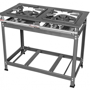 FOGÃO LUXO - 2 BOCAS - 1QS/1QD – 40X40 – P8
