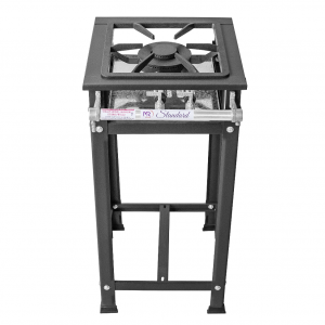 FOGÃO STANDARD - 1 BOCA DUPLA - 30X30 P5 - GRELHA DE FERRO FUNDIDO